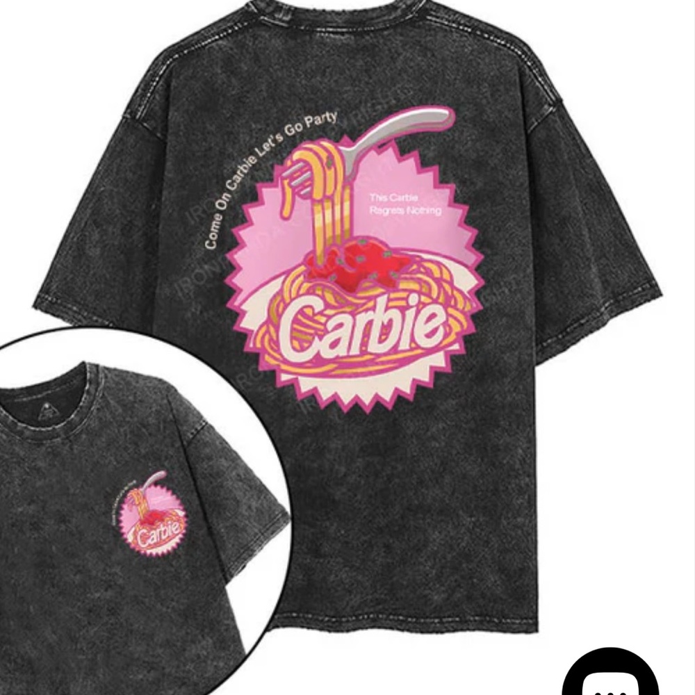 “Carbie” Barbie style gym T-shirt 5XL ( fits like a 3XL)